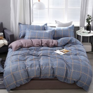 Household aloe vera cotton polyester active printing four-piece set
