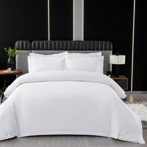 Cotton satin high-end new 60-count satin pure cotton five-star hotel hotel four-piece set