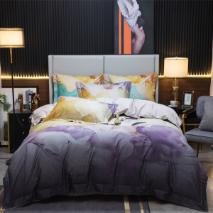 100 piece digital printed set of horse cotton with floral patterns