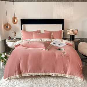 New milk velvet embroidery craft four-piece set