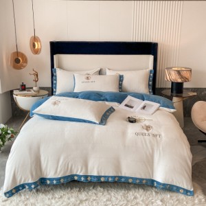 New milk velvet embroidery craft four-piece set