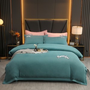 New autumn/winter linen and cotton towel embroidery four-piece set