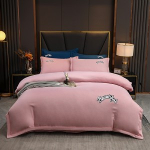 New autumn/winter linen and cotton towel embroidery four-piece set