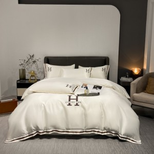 Home exquisite washed silk Tencel four-piece suit
