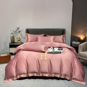 Home exquisite washed silk Tencel four-piece suit