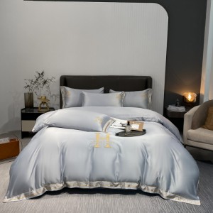 Home exquisite washed silk Tencel four-piece suit