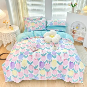 Household 40-count pure cotton printed four-piece set