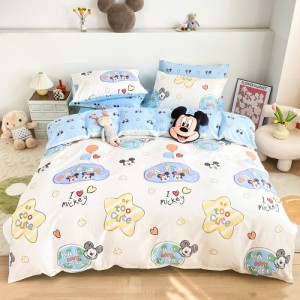 Twill pure cotton Disney series four-piece set
