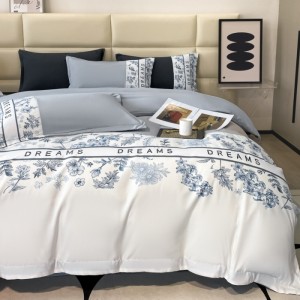 New cotton printed embroidery four-piece set