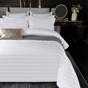 New high imitation cotton satin hotel bedding four-piece set hotel four-piece set