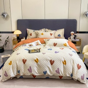100% Cotton Eco-Brushed Four-Piece Set Series