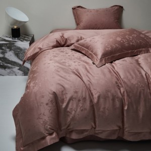 100s buried rope wide-edge pure cotton jacquard long-staple cotton four-piece set