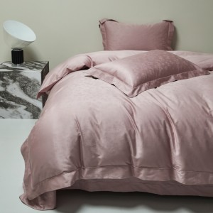100s buried rope wide-edge pure cotton jacquard long-staple cotton four-piece set