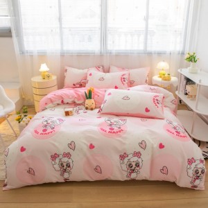 40-count twill pure cotton atmospheric four-piece set