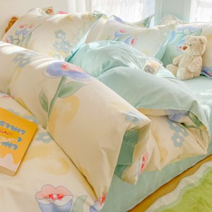 Exquisite Botanical Cashmere Brushed Four-Piece Set