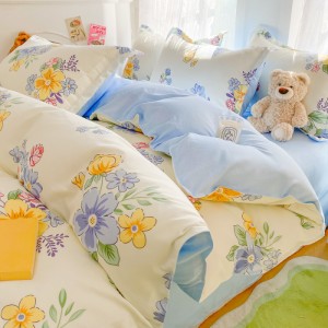 Exquisite Botanical Cashmere Brushed Four-Piece Set