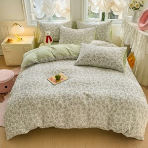 Household cotton jacquard washed cotton four-piece set