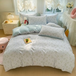 Household cotton jacquard washed cotton four-piece set
