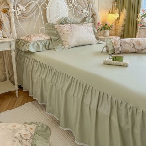 New Cotton French Digital Print Four-Piece Set
