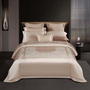 High-precision jacquard four-piece set can be customized and optional four-piece set