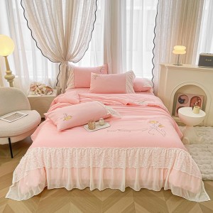New Roca washed cotton summer quilt summer cool quilt air conditioning quilt four-piece set