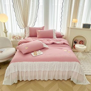 New Roca washed cotton summer quilt summer cool quilt air conditioning quilt four-piece set