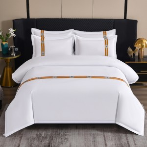 140g encrypted ribbon hotel brushed four-piece set