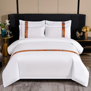 140g encrypted ribbon hotel brushed four-piece set