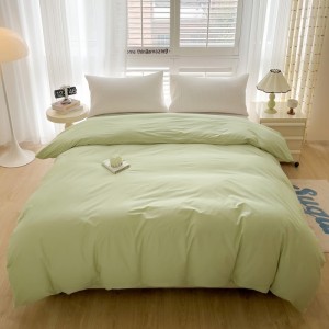 New pure cotton 40s pure color simple and comfortable four-piece set
