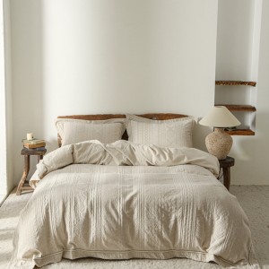 Skin-friendly, comfortable cotton and linen four-piece set