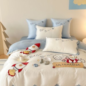 Cartoon exquisite 60-count Austrian Lenzing Tencel four-piece set