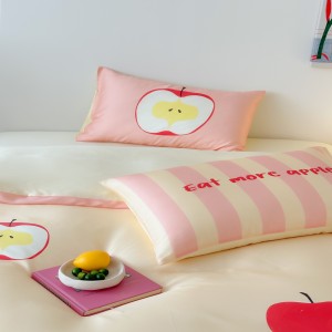 New spring and summer digital Lenzing Tencel set apple four-piece set
