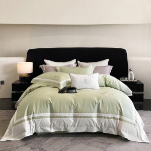 New 80-count long-staple cotton minimalist hotel style four-piece set