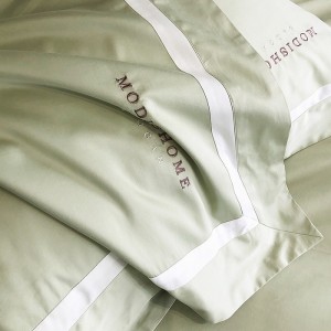 New 80-count long-staple cotton minimalist hotel style four-piece set