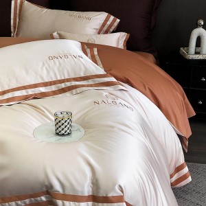 New 100-count Tencel cotton digital printing four-piece set