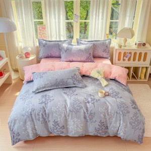 New Plant Cashmere Series Brushed Four-Piece Set with New Pattern