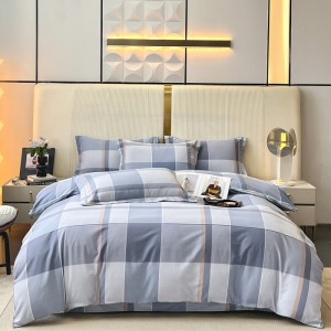 New 100% cotton air-jet thickened brushed four-piece set