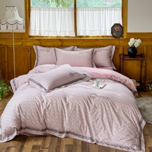 Webbing  craft-style pure cotton brushed four-piece set