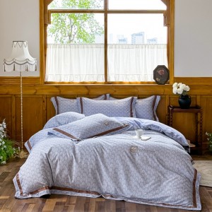 Webbing  craft-style pure cotton brushed four-piece set