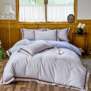 Webbing  craft-style pure cotton brushed four-piece set