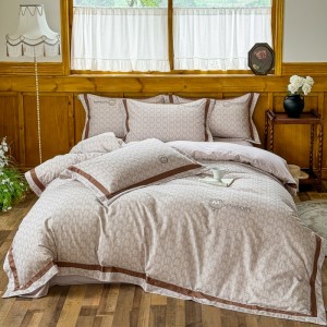 Webbing  craft-style pure cotton brushed four-piece set