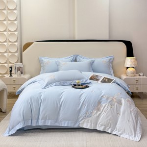 Exquisite long-staple cotton embroidered four-piece home set