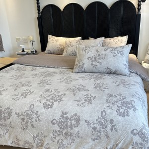 New retro imitation cotton  linen and linen four-piece set