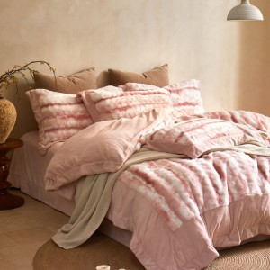 2025 New A-Class Milk Plush Four-Piece Set Lightning Pattern Rabbit Plush Bedding Set