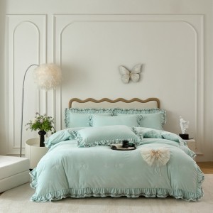 New four-piece baby fleece multifunctional bed sheet set