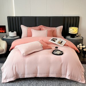 Fully Matte Warm Sun Fleece Four-Piece Bedding Set