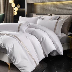 Thickened brushed webbing and tie-up guesthouse four-piece set