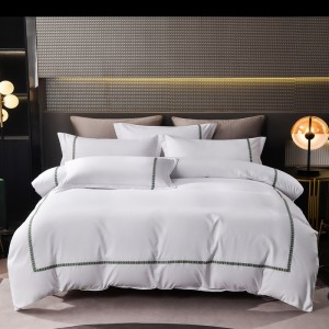 Thickened brushed webbing and tie-up guesthouse four-piece set