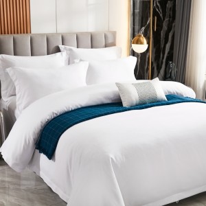 High-end 150g thickened brushed hotel four-piece set 40S cotton