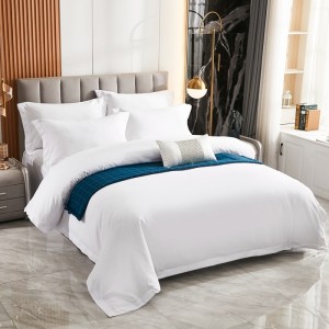 High-end 150g thickened brushed hotel four-piece set 40S cotton